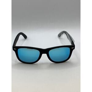 UNBRANDED Men's Black-Blue Polarized Sunglasses